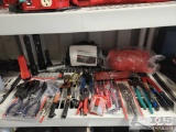 Flashlights, Safety/Utility Hat, and Tools