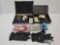 Gun Cleaning Kits, (8) C02 Cartridges, Gun Lock Box