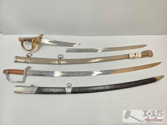 Revolutionary War Saber, French Cavalry Sword (Damaged)