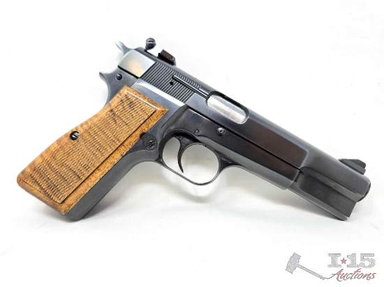 Browning Hi-Power 9mm Cal Semi-Auto Pistol