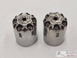 (2) 6 Round Cylinders