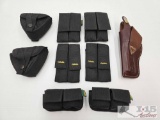 Magazine Pouches and Leather Holster