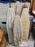 (3) Vintage Ironing Boards