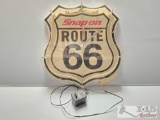 Snap-On Route 66 Neon Clock