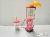 Vintage Gilmore Gas Pump Drink Dispenser & Speed Whipper