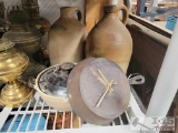 (2) Crocks, Pot, and Pan Clock