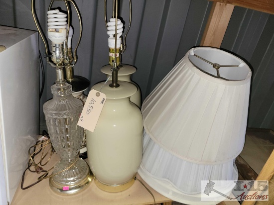 (4) Lamps with Lamp Shades