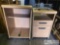 (2) Rolling Cabinets, (2) Paper Baskets