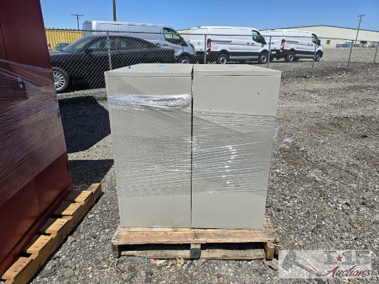 (2) Storwal Metal Filing Cabinets with Keys