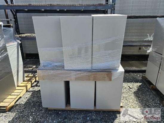 (12) Metal Filing Cabinets