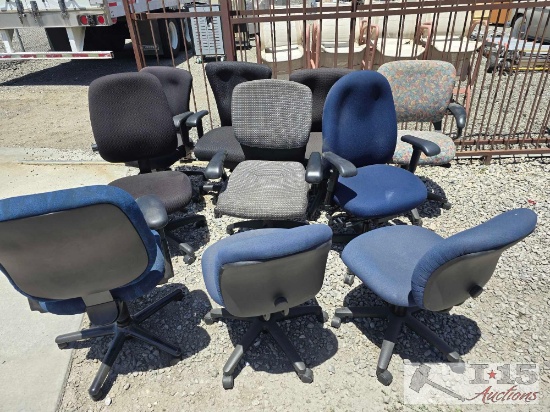 (10) Rolling Office Chairs
