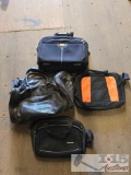(4) Computer Bags and Duffle Bag