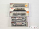 (5) Atlas N Scale Locomotive Model Trains
