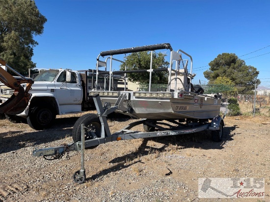 2002 Smith Root Boat with 2003 King Marine Trailer