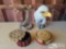 Shotgun Shell Coasters, Trinket Box, Rattle Snake & Eagle Head Statues