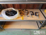 Wall Hooks, C-Clamps, Screw Driver, Nut Driver