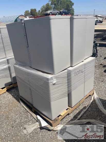 (12) Small Filing Cabinets