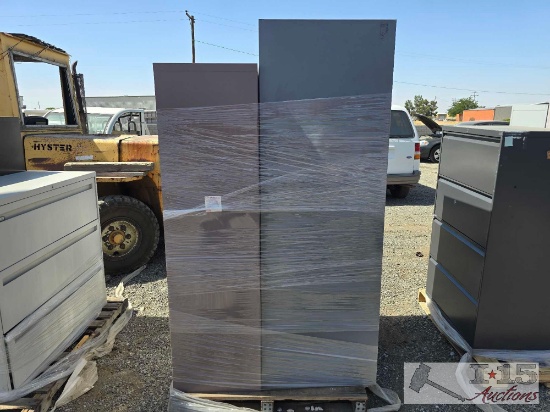 (2) Metal Filing Cabinets