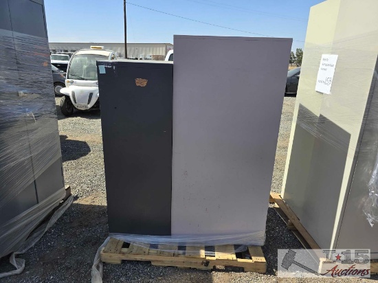 (3) Metal Filing Cabinets