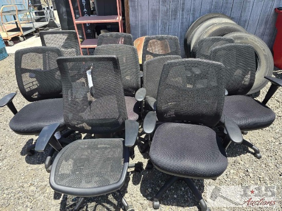 (10) Rolling Office Chairs