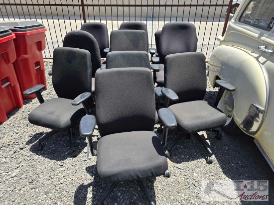 (10) Rolling Office Chairs