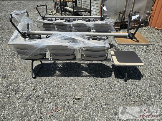 (2) Acton Stacker Lobby Chairs