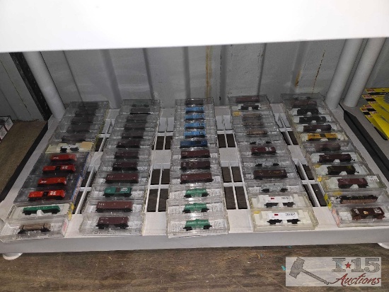 (60) Micro-Trains Z-Scale Model Trains