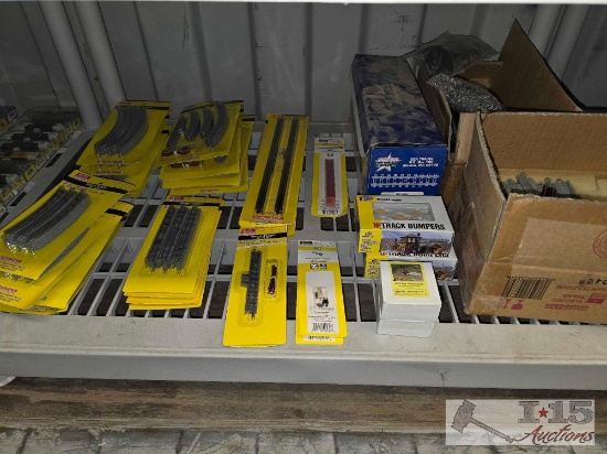 Miniature Train Tracks, Magne-matic Couplers, and Accessories