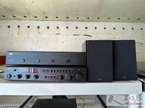 ADCOM Speaker Selector, Stereo & NHT Speakers