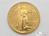 1987 $50 American Gold Eagle Coin, 1oz