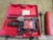 HILTI Jackhammer, Case, and Attachments