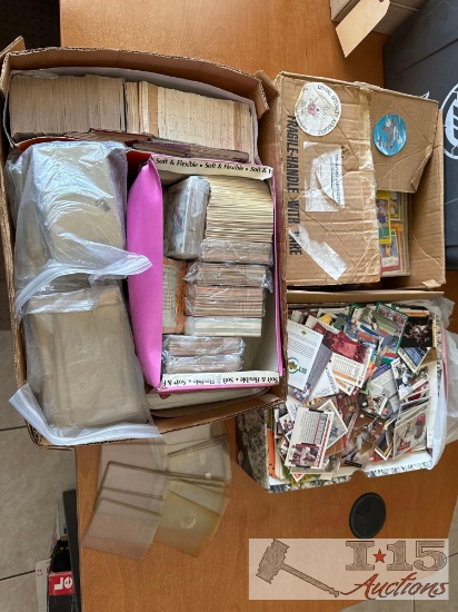 Over 2000 Baseball, Football, Hockey Cards