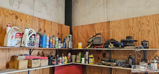 Bug and Weed Spray, Oils, Lights, and Water Meters