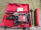 HILTI Jackhammer, Case, and Attachments