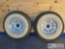 2 Silvertown Radial Lug Wheels