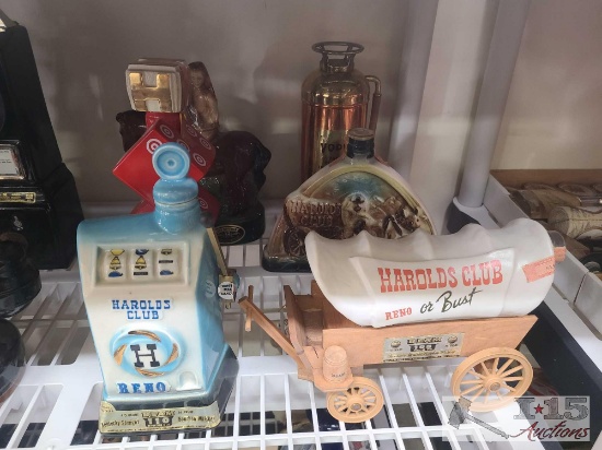 (6) Vintage Decanters