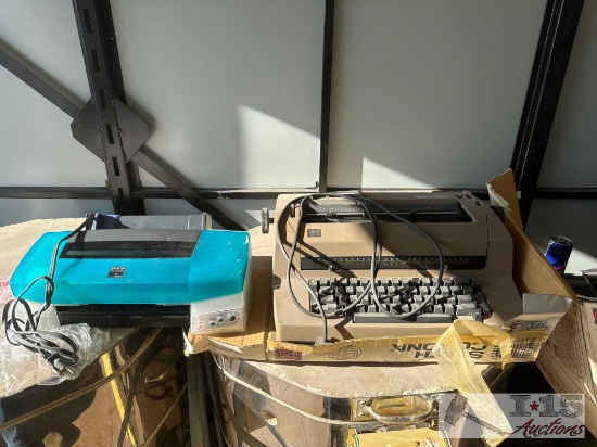 Smith Corona Electronic Typewriter & Epson Stylus printer