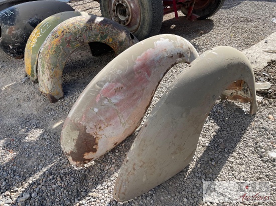 2 Early Model Passenger Side Rear Fenders