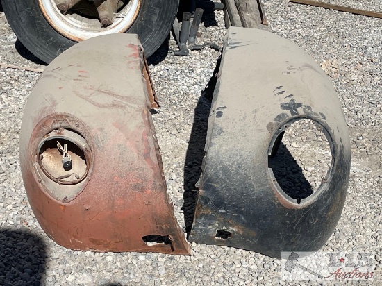 Pair of Early Model Ford Fenders
