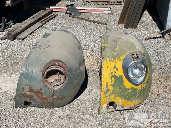Two Early Model Driver Side Fenders