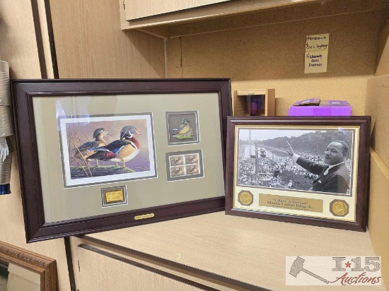 Martin Luther King Jr. Photo and Framed Artwork