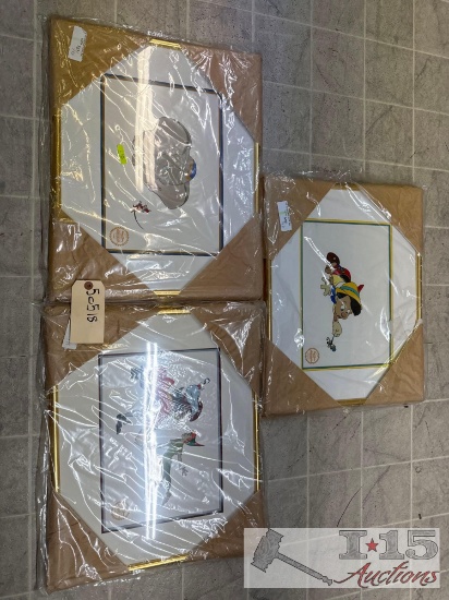 (3) Limited Edition Disney Serigraph
