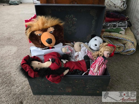 Trunk of Stuffed Animals