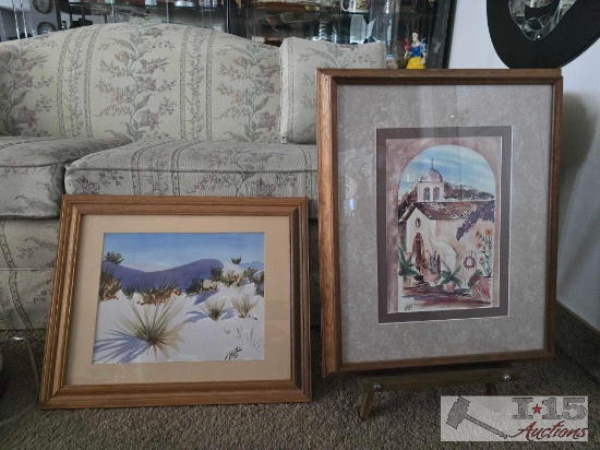 Two Framed Artwork