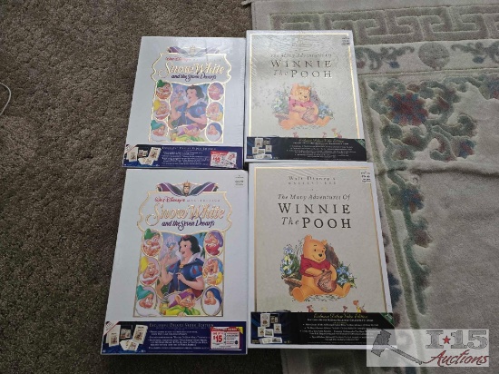 4 Disney Exclusive Deluxe Video Edition of Snow White and Winnie the Pooh