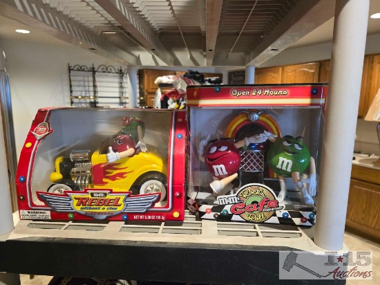 (2) M&M's Candy Dispensers