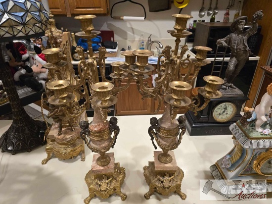 (2) Vintage Candelabras