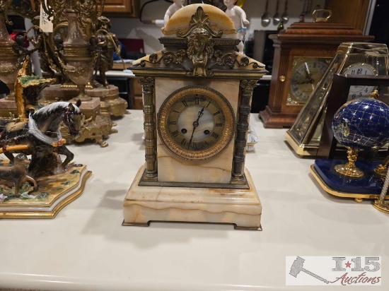 Vintage Marble Mantel Clock
