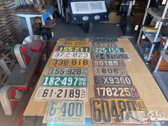 19 License Plates