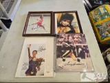 4 Autographed Photos.